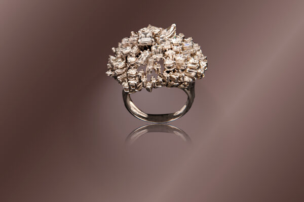 Oro bianco 18 Kt e brillanti